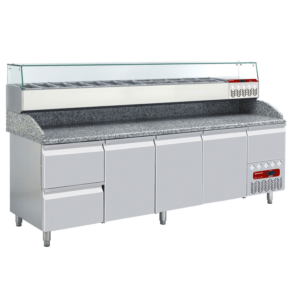 Geheel Koelkast tafel & gekoelde structuur : Geheel Koelkast tafel & gekoelde structuur :