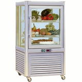 Gekoelde vitrine, 4 glazen zijden Gekoelde vitrine, 4 glazen zijden