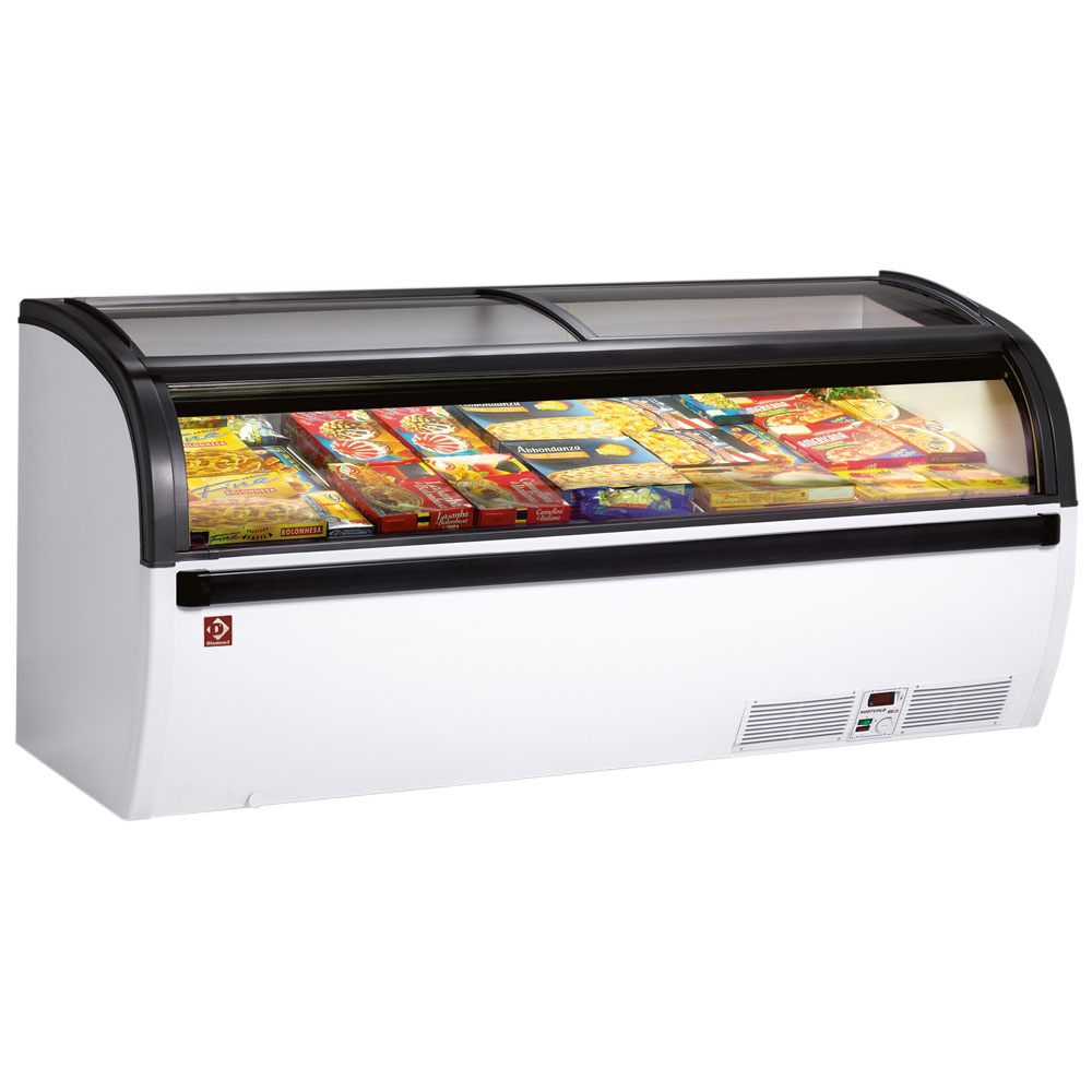 Panoramische diepvriezer schuifglas deuren Panoramische diepvriezer schuifglas deuren