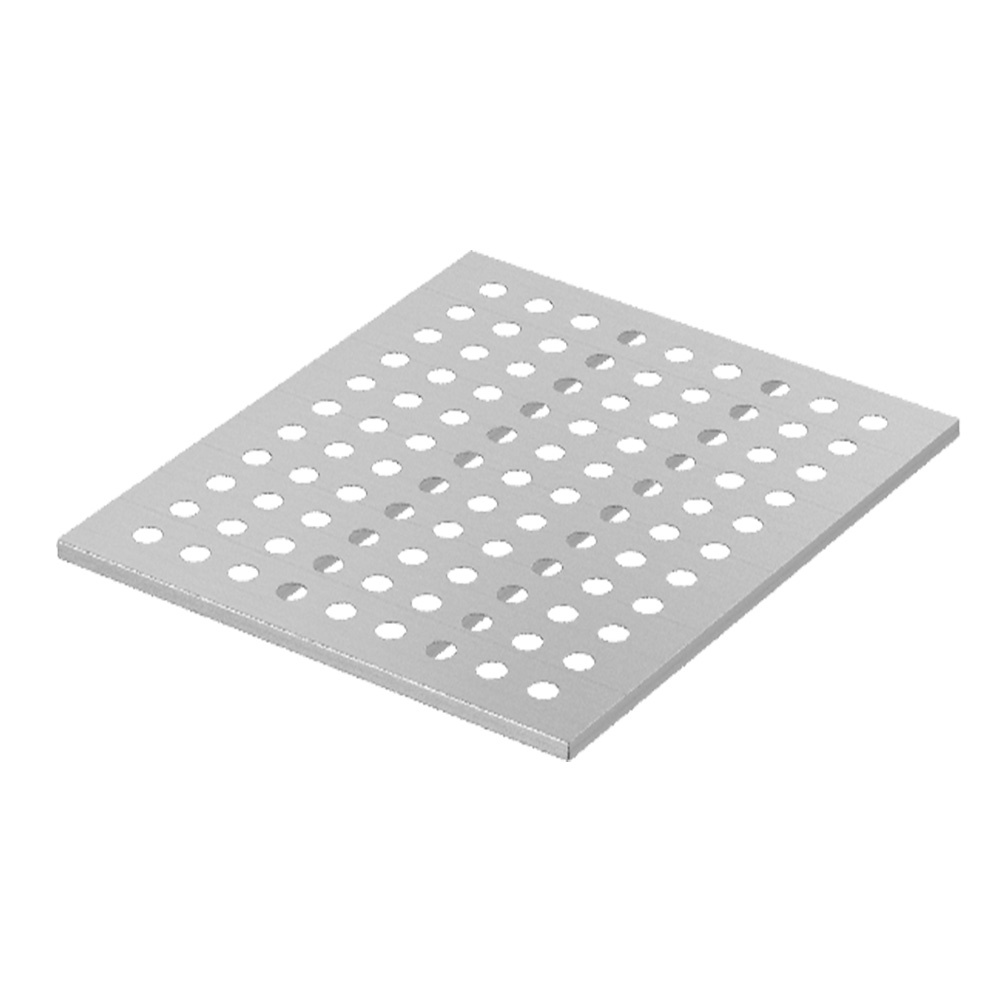 RVS bodemplank voor compartiment met deur RVS bodemplank voor compartiment met deur