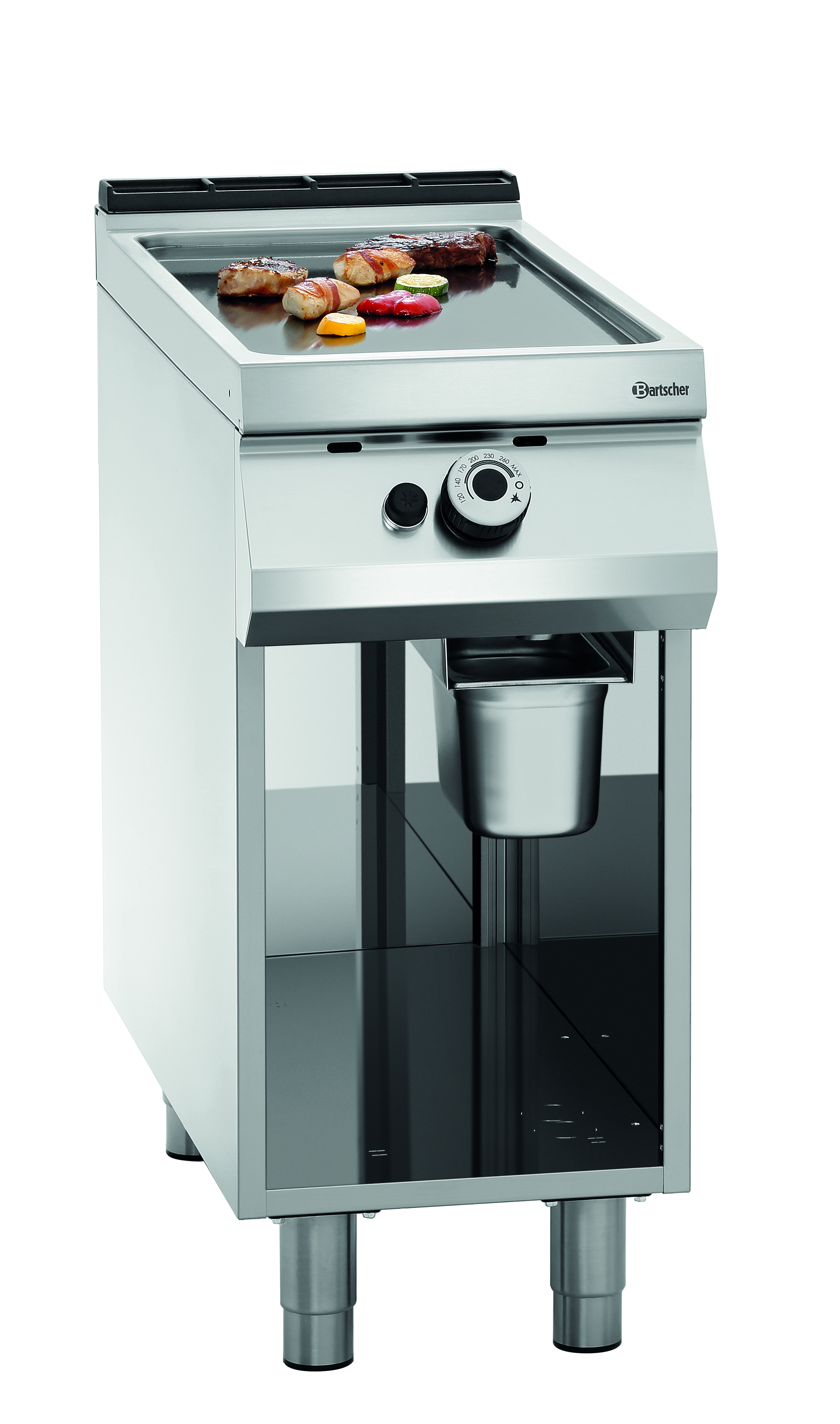 Gasgrillplaat, glad, OO Gasgrillplaat, glad, OO