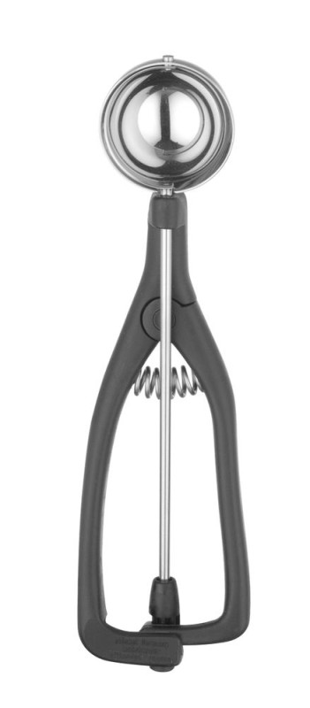 Portioneerlepel voor linkshandigen, Stöckel, 1/30, Zwart, ⌀49x(H)mm Portioneerlepel voor linkshandigen, Stöckel, 1/30, Zwart, ⌀49x(H)mm