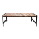 Bolero lage salontafel van staal en acacia, 1200x800 mm Bolero lage salontafel van staal en acacia, 1200x800 mm