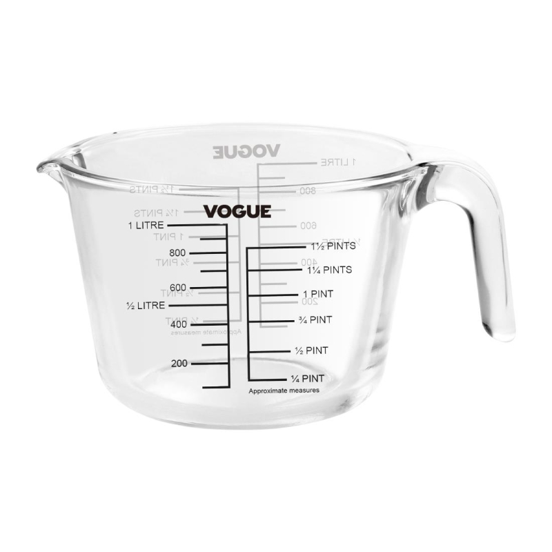 Vogue glazen maatkan 1000ml Vogue glazen maatkan 1000ml