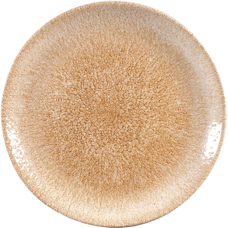 Churchill Raku Garnet Orange Evolve coupe bord 26 cm pak van 12 Churchill Raku Garnet Orange Evolve coupe bord 26 cm pak van 12