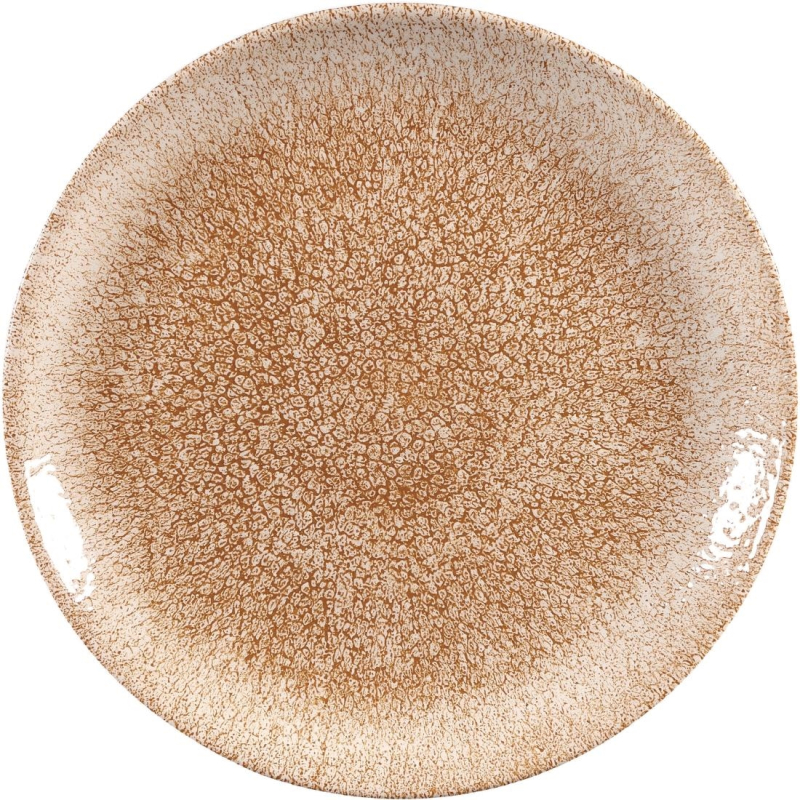 Churchill Raku Garnet Orange Evolve coupe bord 22 cm pak van 12 Churchill Raku Garnet Orange Evolve coupe bord 22 cm pak van 12