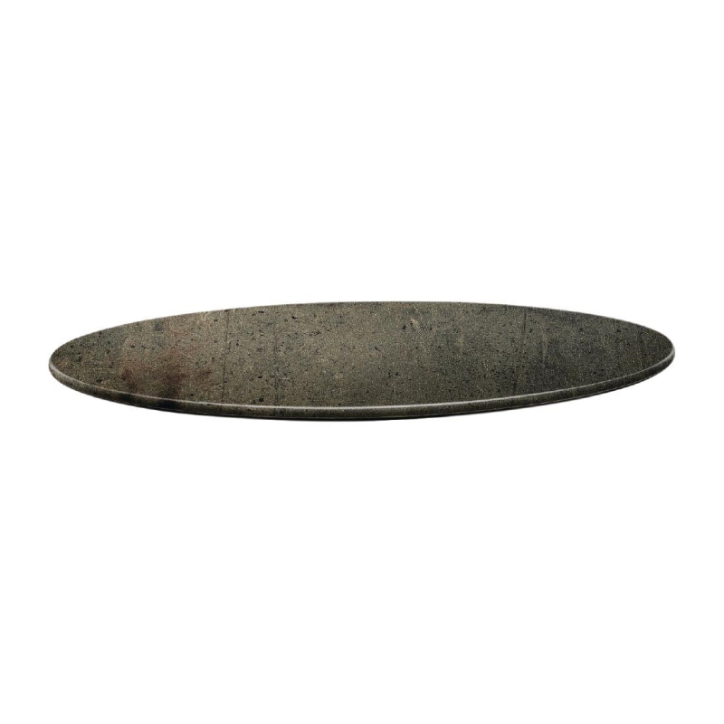 Topalit Smartline rond tafelblad beton 80cm Topalit Smartline rond tafelblad beton 80cm