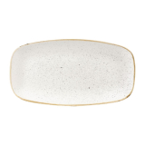 Churchill Stonecast Barley White  Chefs Ovaal Bord 35.2 x 18.7 cm Pak Van 6