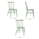 Bolero windsor aluminium groene stoelen (4 stuks) Bolero windsor aluminium groene stoelen (4 stuks)