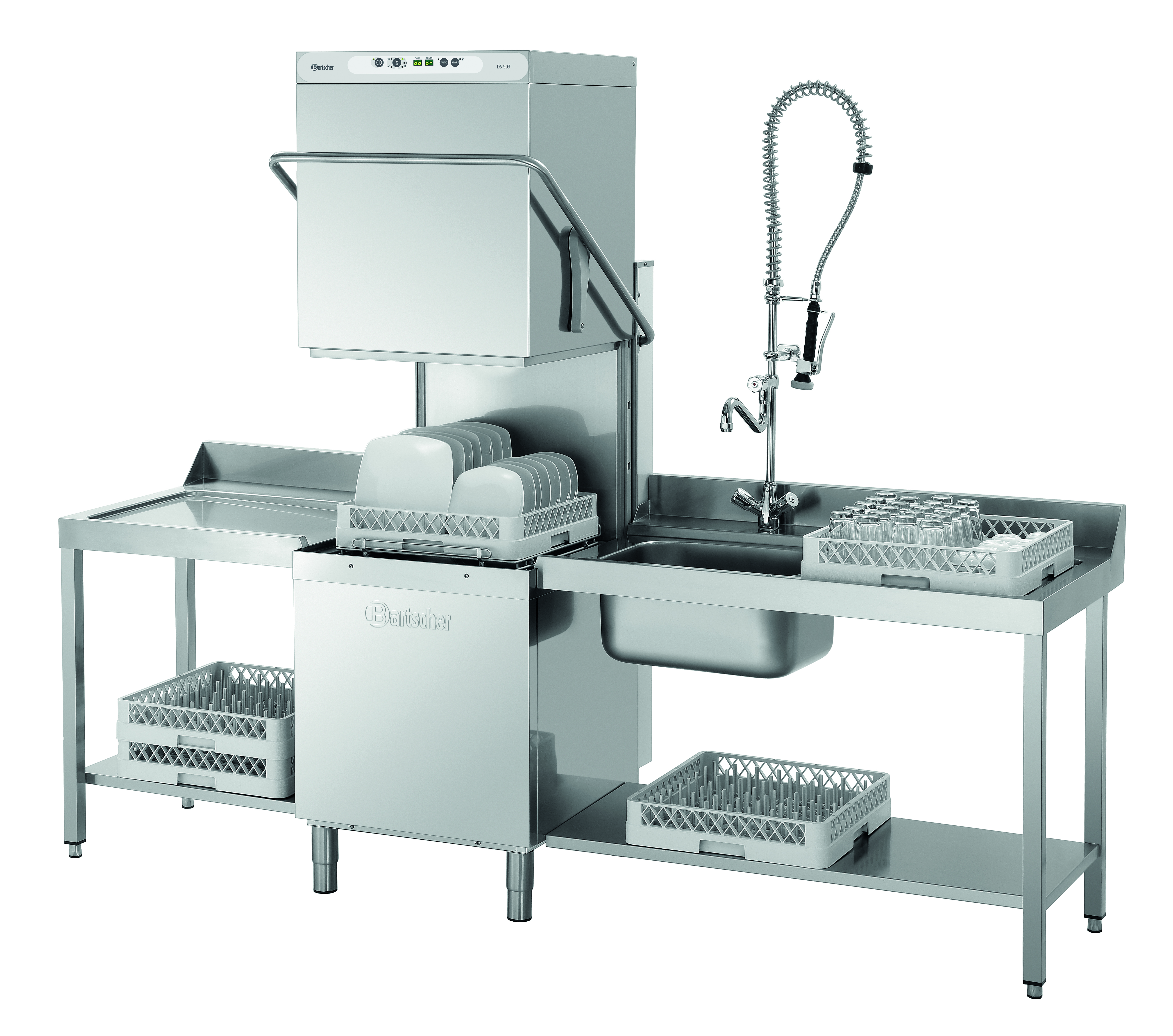 Doorschuif-vaatwasser DS 903 Doorschuif-vaatwasser DS 903