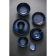 Olympia Luna Midnight Blue Coupe Bowls 160 mm (pak van 6) Olympia Luna Midnight Blue Coupe Bowls 160 mm (pak van 6)