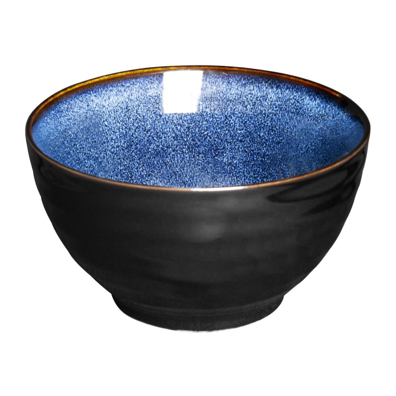 Olympia Luna Midnight Blue Footed Bowls 150 mm (pak van 6) Olympia Luna Midnight Blue Footed Bowls 150 mm (pak van 6)