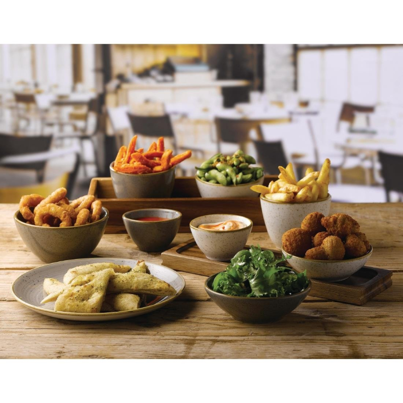 Churchill Stonecast Grey dip pot 57 ml pak van 12 Churchill Stonecast Grey dip pot 57 ml pak van 12