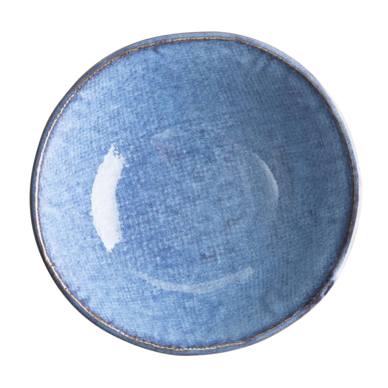 Olympia Denim Blue Coupe Kommen 160 mm (Pak van 6) Olympia Denim Blue Coupe Kommen 160 mm (Pak van 6)