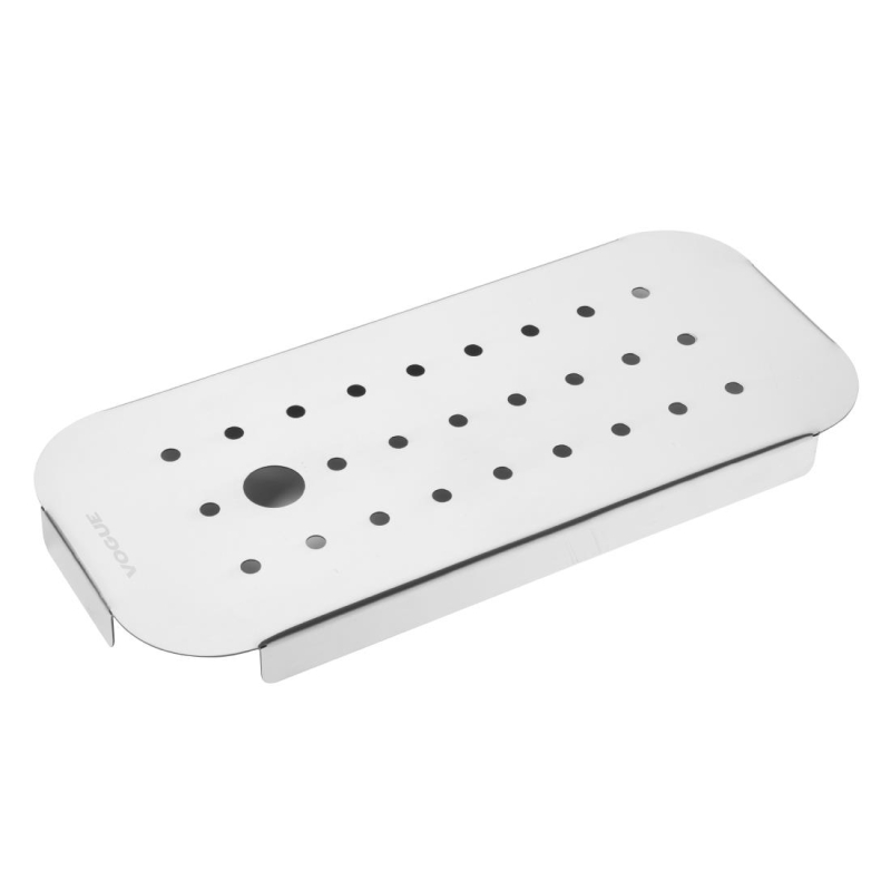 Vogue st/st gn afvoerplaat voor gn 1/3 Vogue st/st gn afvoerplaat voor gn 1/3