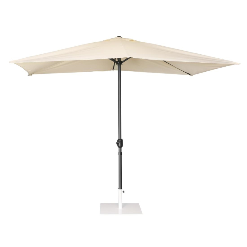 Bolero sevilla vierkante parasol 2x3m crème Bolero sevilla vierkante parasol 2x3m crème