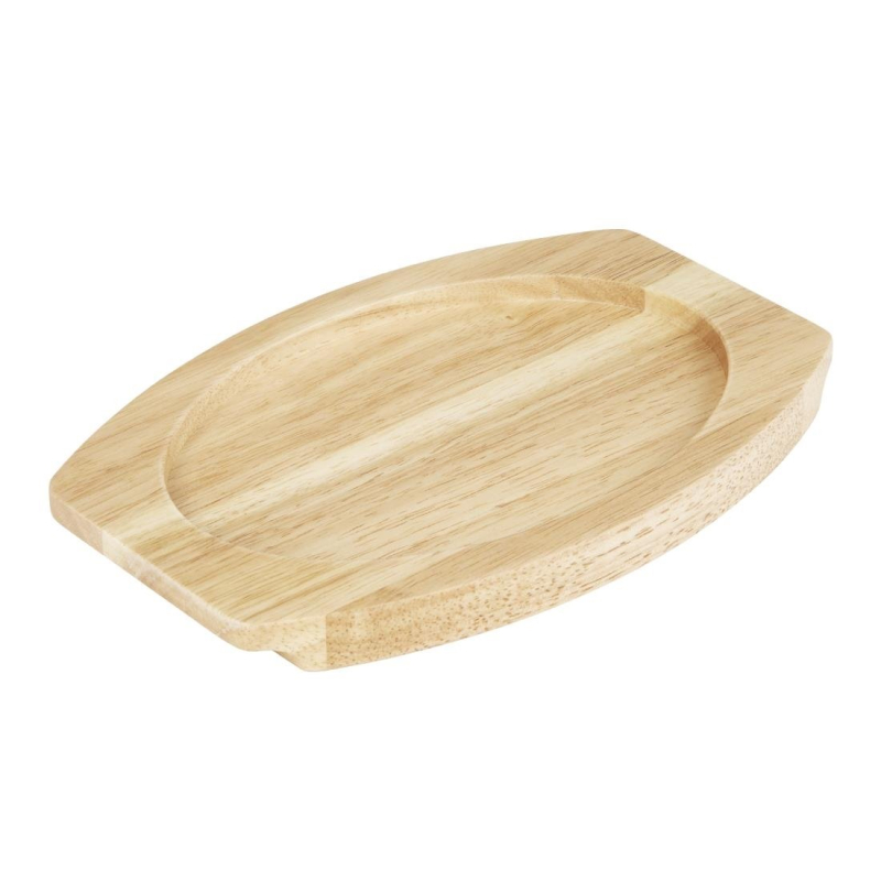 Olympia Hevea bord voor gietijzeren ovale orenschotel 260x165mm voor fw817 Olympia Hevea bord voor gietijzeren ovale orenschotel 260x165mm voor fw817