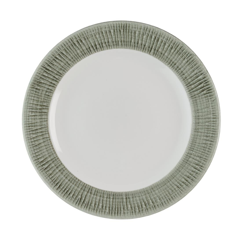 Churchill Bamboo Ceramic Spinwash Alpine bord 27.6 cm pak van 17 Churchill Bamboo Ceramic Spinwash Alpine bord 27.6 cm pak van 17