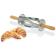Gobel rvs croissant roller cutter met houten handvat 510x95x95mm Gobel rvs croissant roller cutter met houten handvat 510x95x95mm