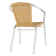 Bolero natuurlijke rotan stoelen met aluminium frame (set van 4) Bolero natuurlijke rotan stoelen met aluminium frame (set van 4)