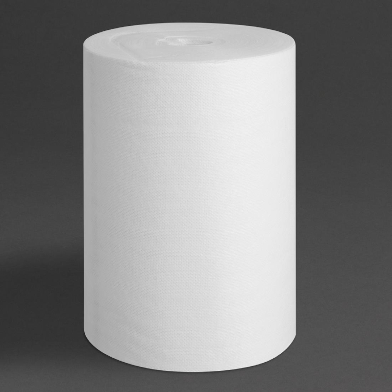 Jantex groene composteerbare schoonmaakdoek wit (pak van 200) Jantex groene composteerbare schoonmaakdoek wit (pak van 200)