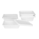 Fiesta composteerbare bagasse voedsel container basissen 650ml (pak van 100) Fiesta composteerbare bagasse voedsel container basissen 650ml (pak van 100)