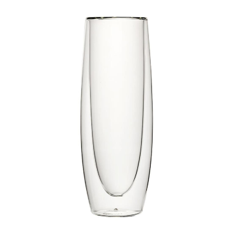 Utopia dubbelwandige stemloze champagne 6oz/16cl (doos van 6) Utopia dubbelwandige stemloze champagne 6oz/16cl (doos van 6)