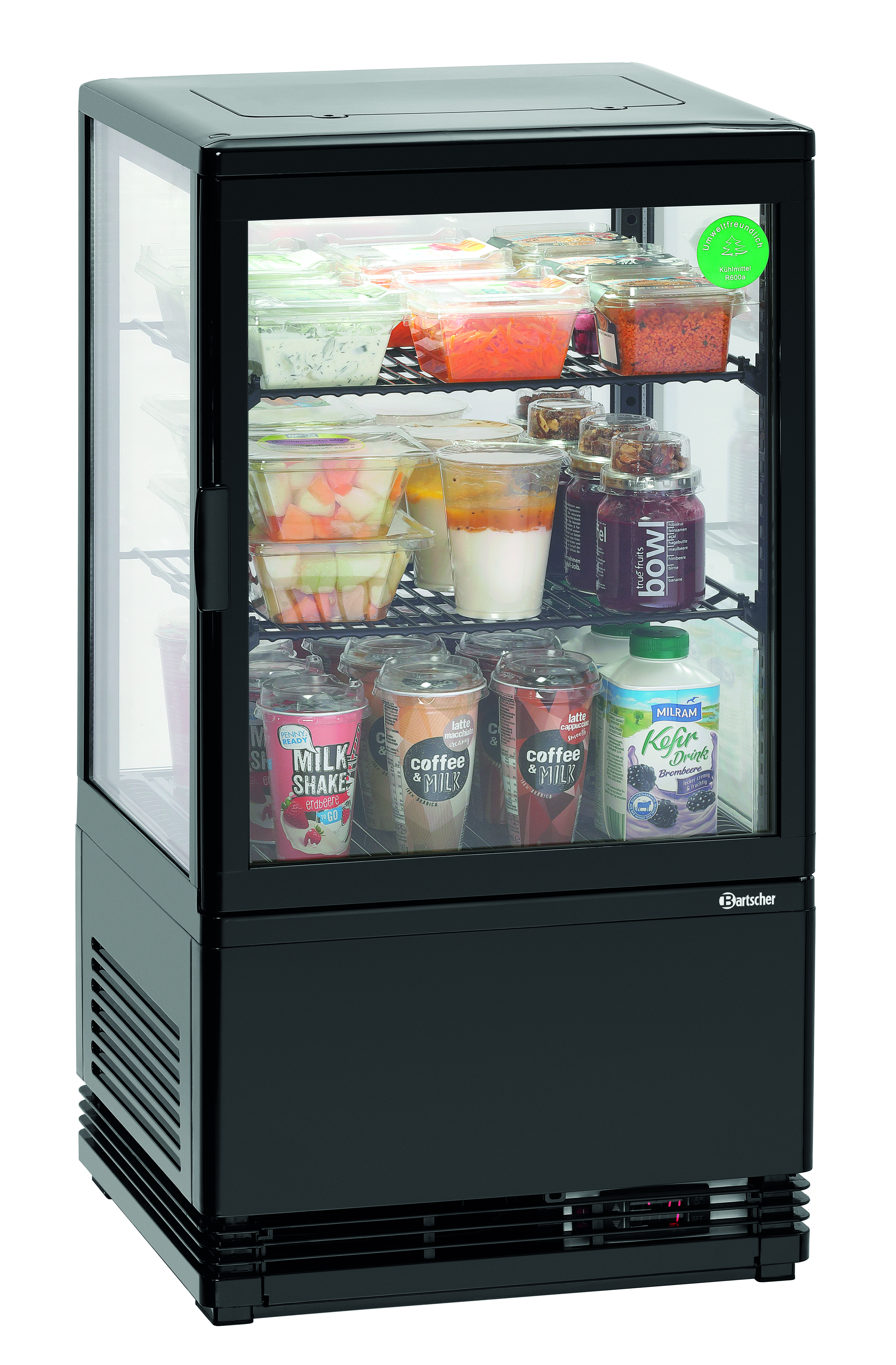 Mini-koelvitrine 58L-SW Mini-koelvitrine 58L-SW