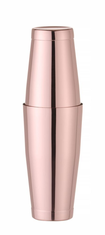 Tin-on-Tin Boston shaker, BarUp, 0,8L, Koper, ⌀90mm Tin-on-Tin Boston shaker, BarUp, 0,8L, Koper, ⌀90mm
