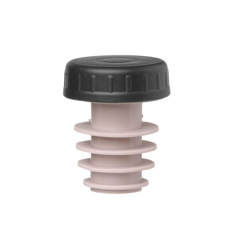 Stopper met dop – 6 stuks., BarUp, Zwart, 6 st., ⌀xmm Stopper met dop – 6 stuks., BarUp, Zwart, 6 st., ⌀xmm