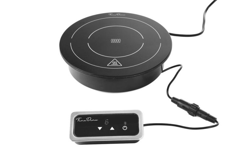 Inductie warmhoudplaat 800W, Fine Dine, Zwart, 230V/800W, ⌀245x(H)80mm Inductie warmhoudplaat 800W, Fine Dine, Zwart, 230V/800W, ⌀245x(H)80mm