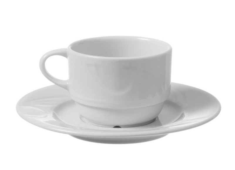 Schotel voor koffie en cappuccinokop, HENDI, ⌀149mm Schotel voor koffie en cappuccinokop, HENDI, ⌀149mm