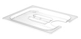 Deksel Voor GN Containers Met Uitsparing Voor Sous Vide Stick, Hendi, GN 1/1, Transparant, 530x325mm