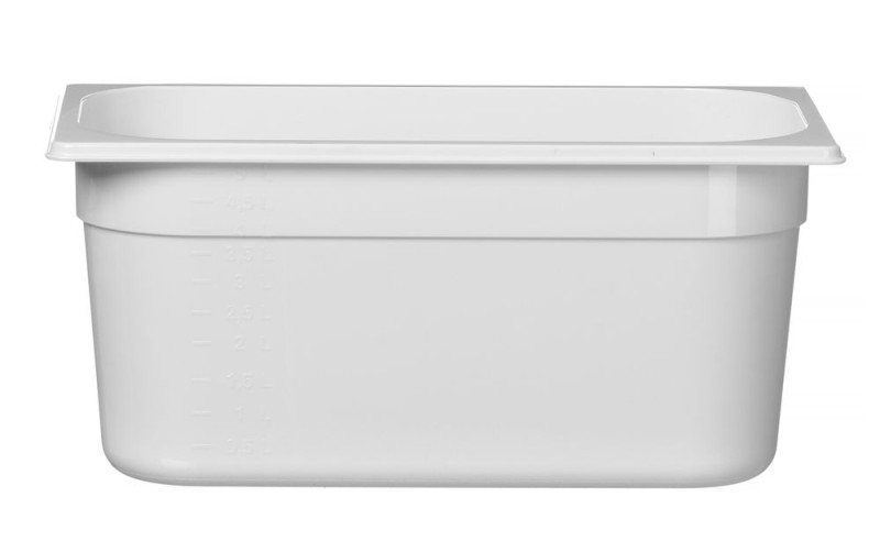 Container GN 1/3 wit polycarbonaat, HENDI, GN 1/3, 4L, Wit, 325x176x(H)100mm Container GN 1/3 wit polycarbonaat, HENDI, GN 1/3, 4L, Wit, 325x176x(H)100mm