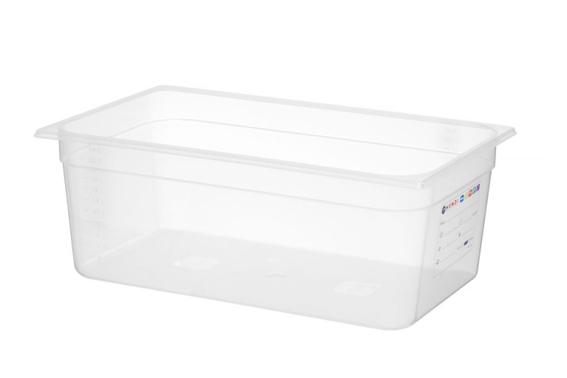 Container GN 1/1, HENDI, GN 1/1, 12L, Transparant, 530x325x(H)100mm Container GN 1/1, HENDI, GN 1/1, 12L, Transparant, 530x325x(H)100mm