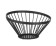 Fruitkorf schuin zwart, HENDI, ⌀150x(H)80mm Fruitkorf schuin zwart, HENDI, ⌀150x(H)80mm