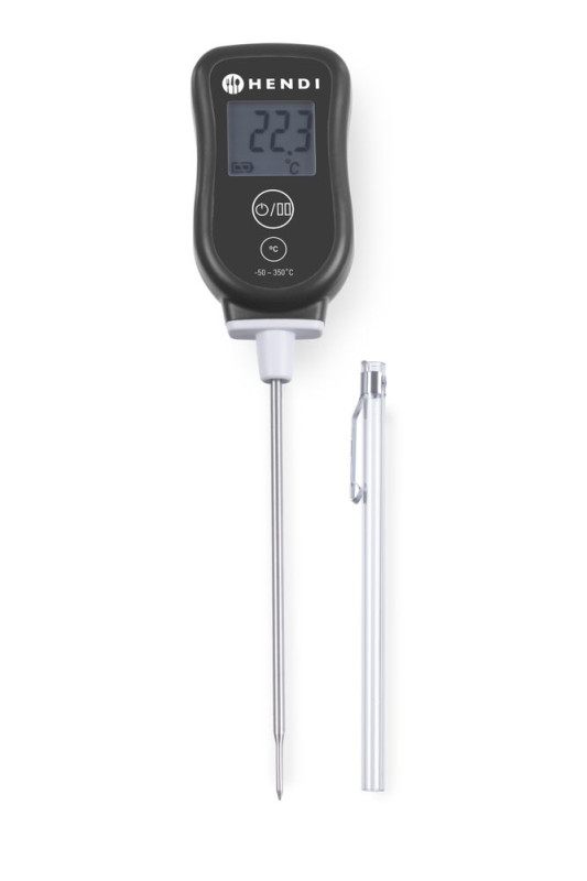 Digitale thermometer met sonde, HENDI, 204x42x(H)20mm Digitale thermometer met sonde, HENDI, 204x42x(H)20mm