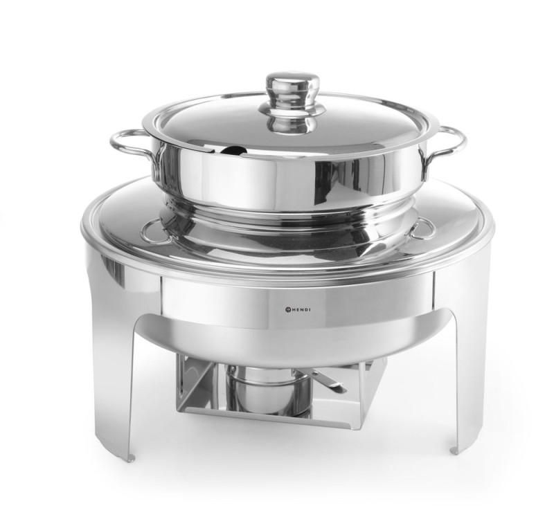 Soep chafing dish mirror finish, HENDI, Profi Line, 10L, ⌀420x(H)380mm Soep chafing dish mirror finish, HENDI, Profi Line, 10L, ⌀420x(H)380mm