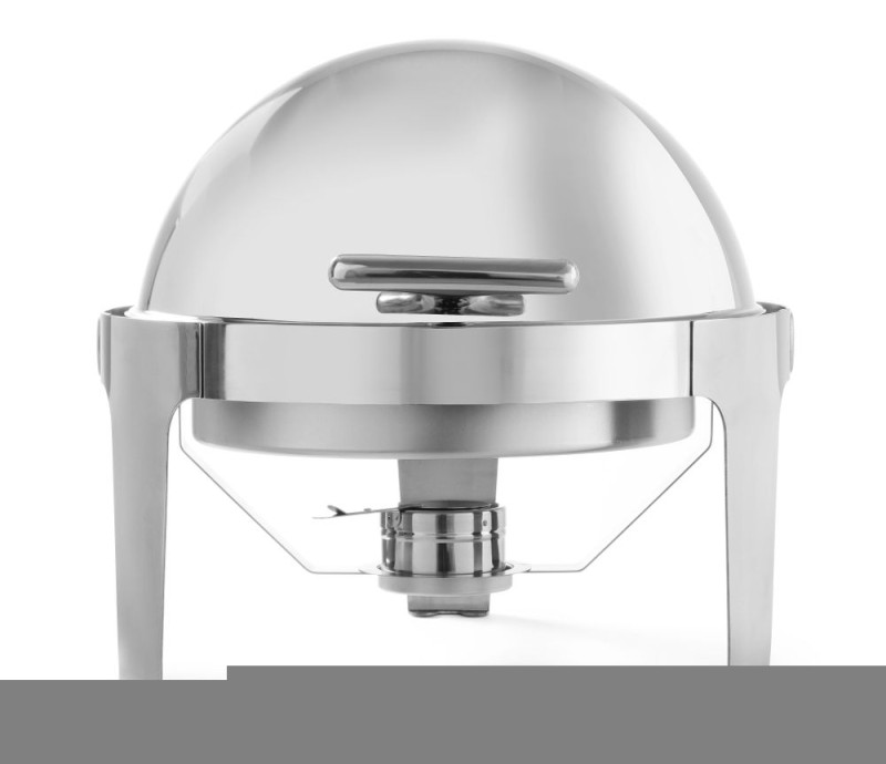 Rolltop-Chafing dish - rond, HENDI, 5,6L, 510x540x(H)480mm Rolltop-Chafing dish - rond, HENDI, 5,6L, 510x540x(H)480mm