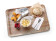 Dienblad van melamine met hout bedrukking, HENDI, Hout, 370x530mm Dienblad van melamine met hout bedrukking, HENDI, Hout, 370x530mm
