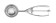 Portioneerlepel Kitchen Line, HENDI, Kitchen Line, 1/40, ⌀44mm