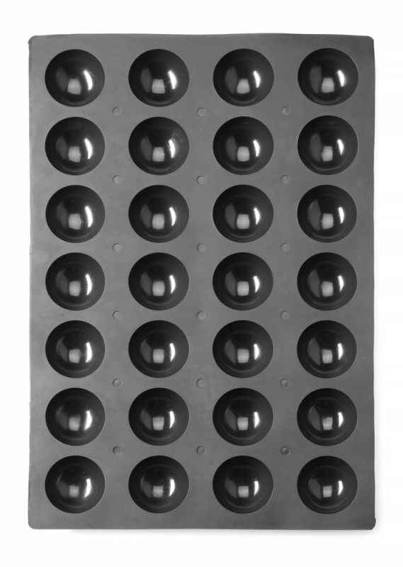 Siliconen bakvorm SEMI-SPHERE, 600x395x(H)35mm Siliconen bakvorm SEMI-SPHERE, 600x395x(H)35mm