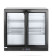 Backbar koelkast met schuifdeuren, Arktic, 197L, Zwart, 220-240V/160W, 900x520x(H)865mm Backbar koelkast met schuifdeuren, Arktic, 197L, Zwart, 220-240V/160W, 900x520x(H)865mm
