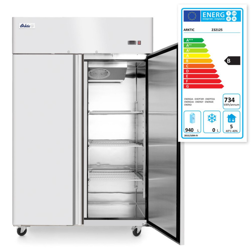 Koelkast met 2 deuren Profi Line 1240L, Arktic, Profi Line, GN 2/1, 940L, 230V/350W, 1314x800x(H)2082mm Koelkast met 2 deuren Profi Line 1240L, Arktic, Profi Line, GN 2/1, 940L, 230V/350W, 1314x800x(H)2082mm