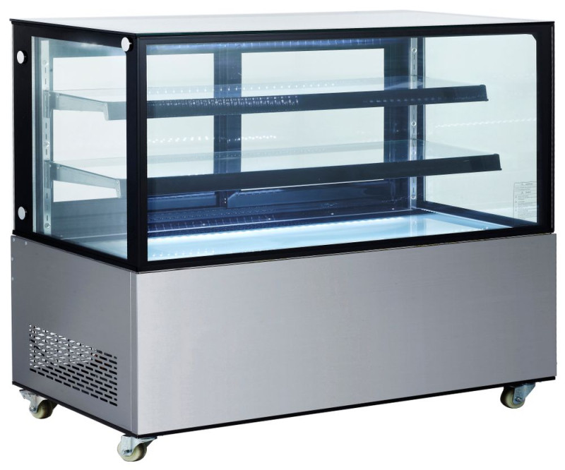 Koelvitrine met 2 schappen, Arktic, 510L, 230V/490W, 1524x677x(H)1230mm Koelvitrine met 2 schappen, Arktic, 510L, 230V/490W, 1524x677x(H)1230mm