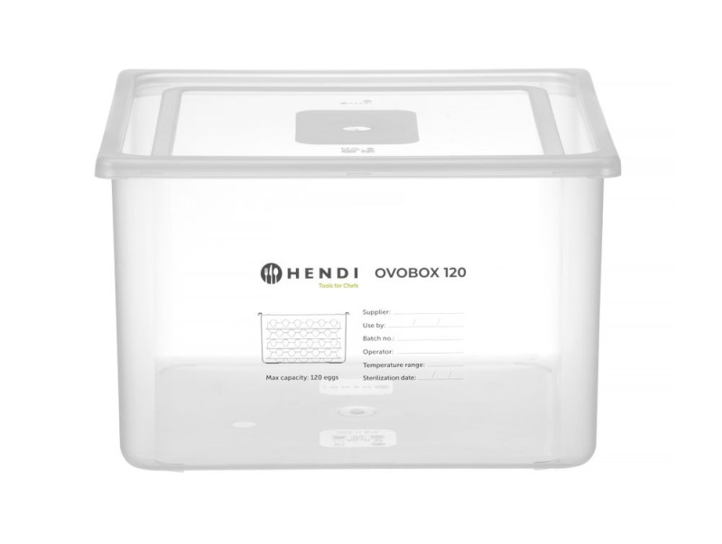 Eiercontainer HENDI OVOBOX 120, HENDI, GN 2/3, 18L, 355x325x(H)200mm Eiercontainer HENDI OVOBOX 120, HENDI, GN 2/3, 18L, 355x325x(H)200mm