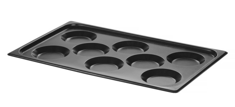 Bakplaat voor eieren, met anti-aanbak coating CONVECTOMAT EGGPLATE, HENDI, GN 1/1, Zwart, 530x325x(H)26mm Bakplaat voor eieren, met anti-aanbak coating CONVECTOMAT EGGPLATE, HENDI, GN 1/1, Zwart, 530x325x(H)26mm