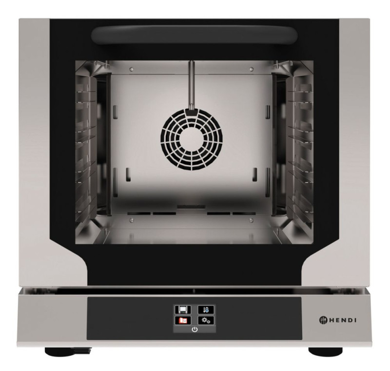 Hetelucht stoomoven compact touch, HENDI, 220-240V/3150W, 590x709x(H)589mm Hetelucht stoomoven compact touch, HENDI, 220-240V/3150W, 590x709x(H)589mm