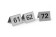 Tafelstandaard nummers, HENDI, Nummers 61-72, 50x35x(H)40mm Tafelstandaard nummers, HENDI, Nummers 61-72, 50x35x(H)40mm