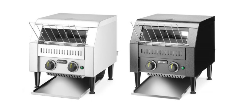 Doorloop broodrooster dubbel, HENDI, Zwart, 230V/2240W, 418x368x(H)415mm Doorloop broodrooster dubbel, HENDI, Zwart, 230V/2240W, 418x368x(H)415mm